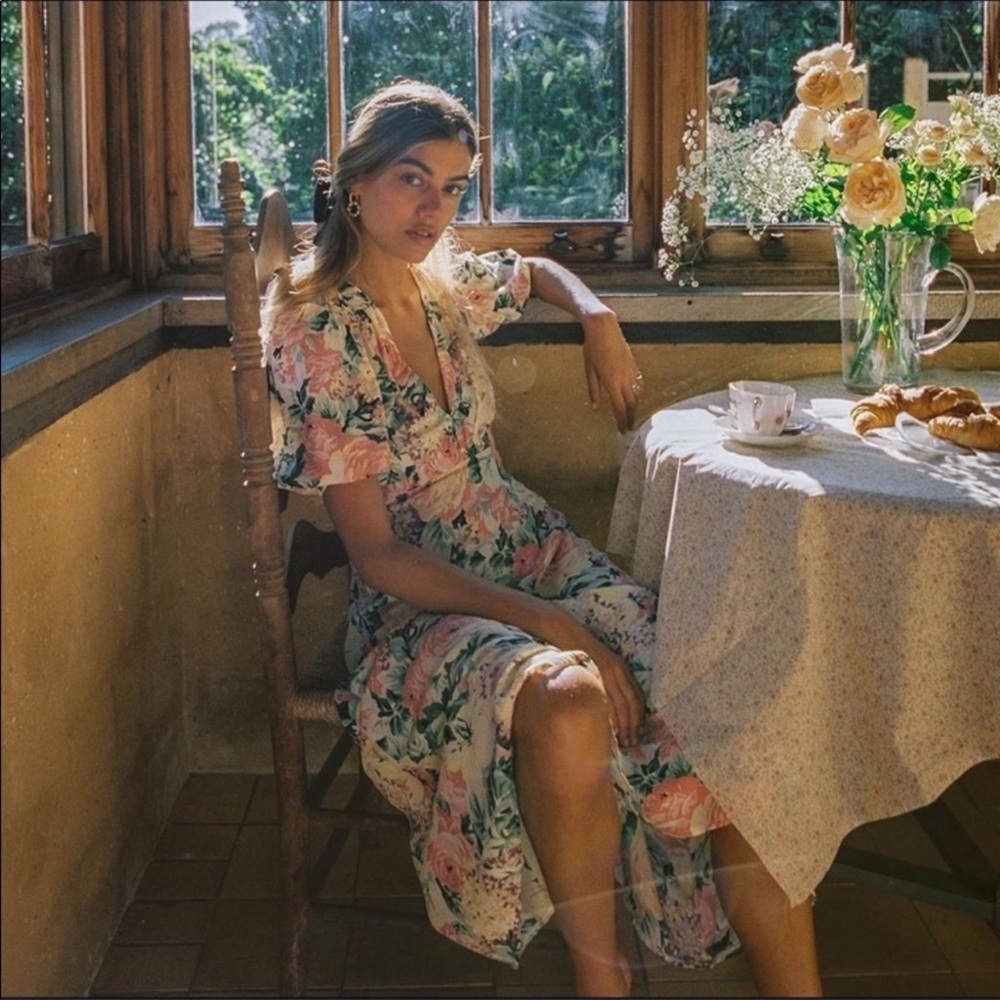FAITHFULL | Vittoria Midi Dress Venissa Floral